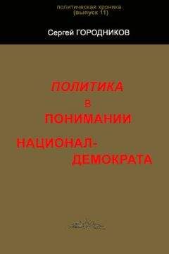Сергей ГОРОДНИКОВ - ПОЛИТИКА В ПОНИМАНИИ НАЦИОНАЛ-ДЕМОКРАТА